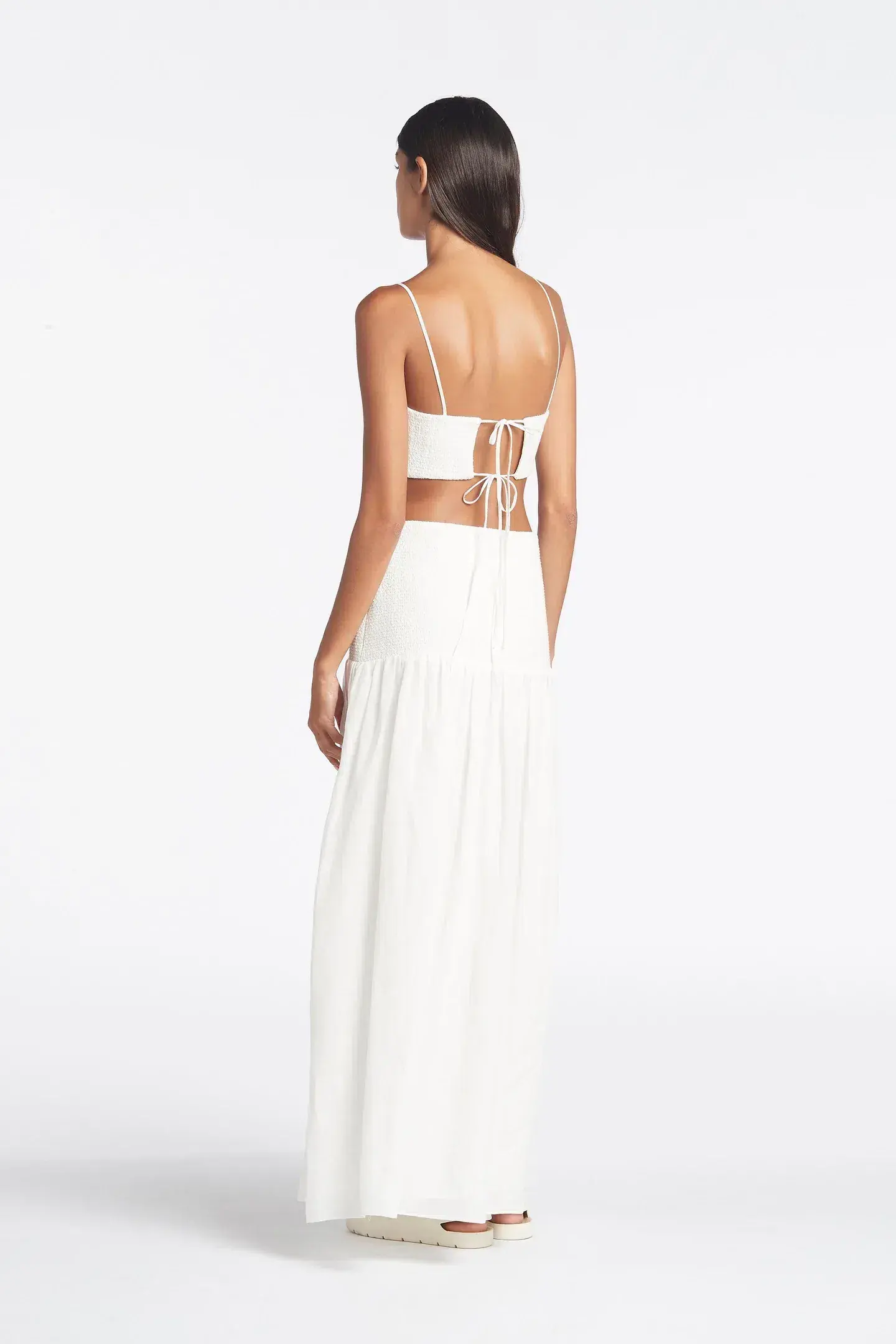 Sir The Label Diana Crop Top and Maxi Skirt Set White Size 1 / AU 8 - Image 2
