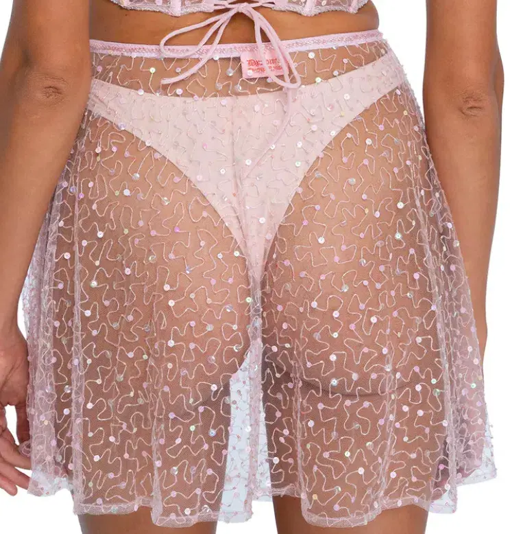 Dyspnea Baller-ina Mini Skirt Pink Size S/ AU 8 - Image 5