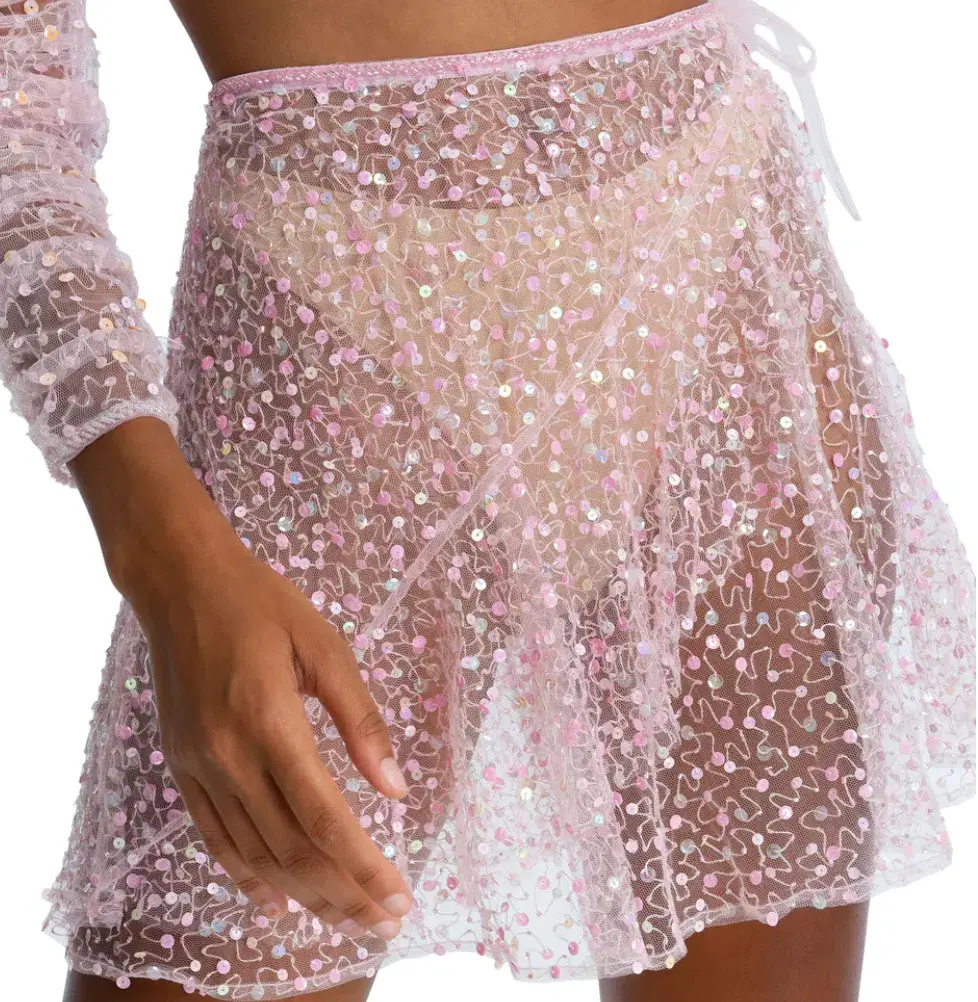 Dyspnea Baller-ina Mini Skirt Pink Size S/ AU 8 - Image 3