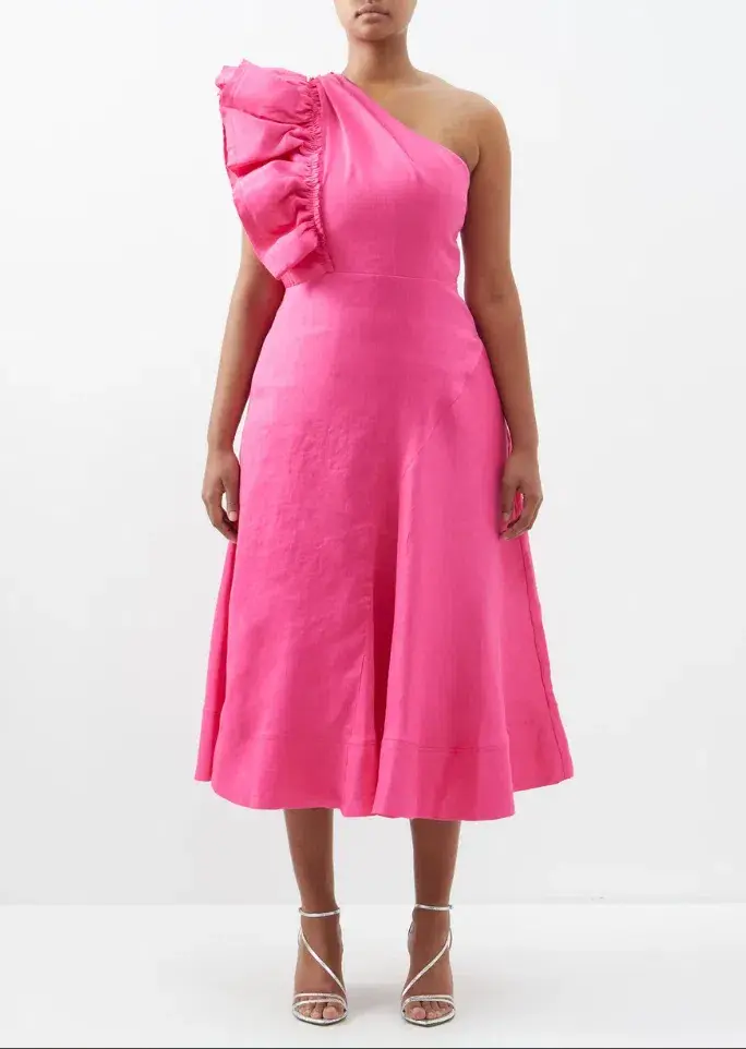AJE Bonjour Dress - Pink - Size 16 - Image 1
