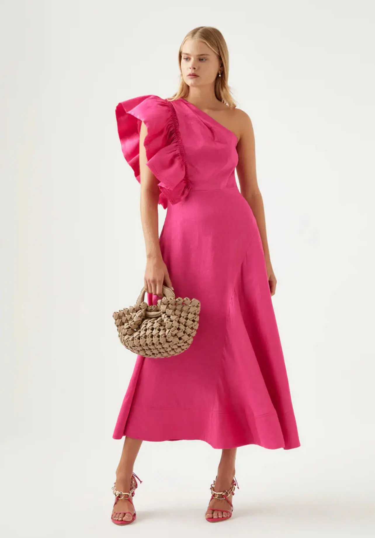 AJE Bonjour Dress - Pink - Size 16 - Image 5