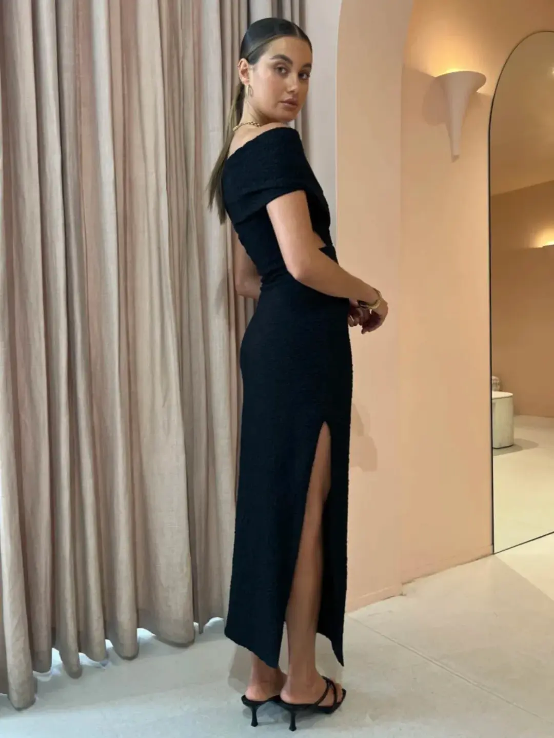 Camilla and Marc Toledo Dress Black Size 12  for rent on The Volte - main image