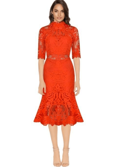 Thurley Eternity Dress Red Size 6 - Image 1