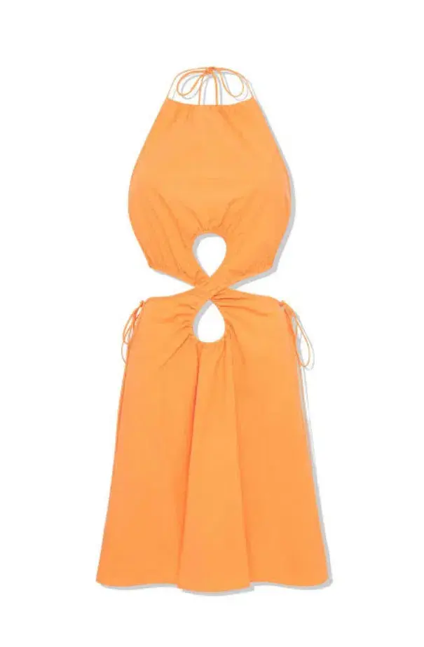 Sir the Label Coppola Mini Dress Papaya Casbah Size 8 - Image 4