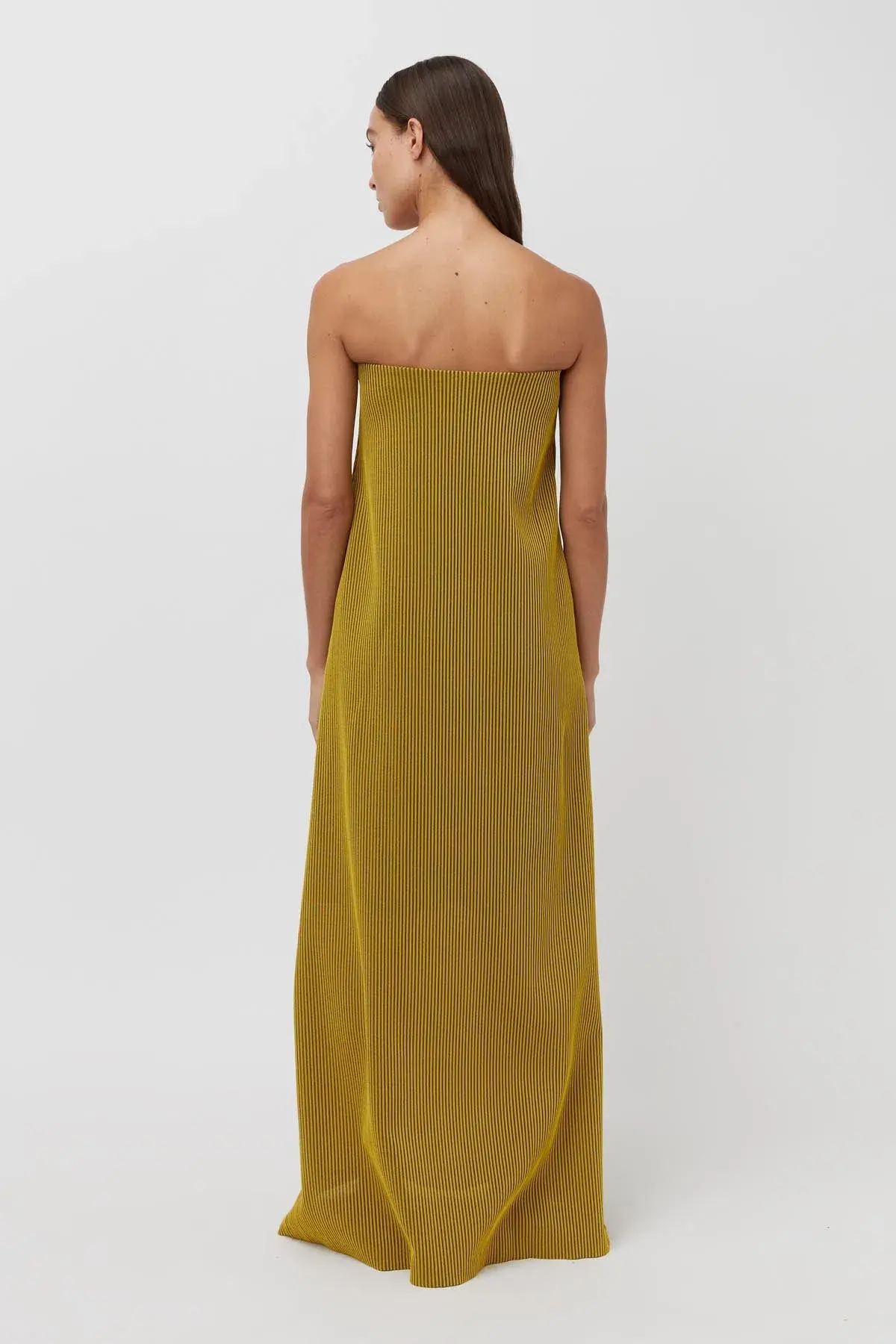 Camilla and Marc Izaro Maxi Dress Yellow Brown Size 10  - Image 2