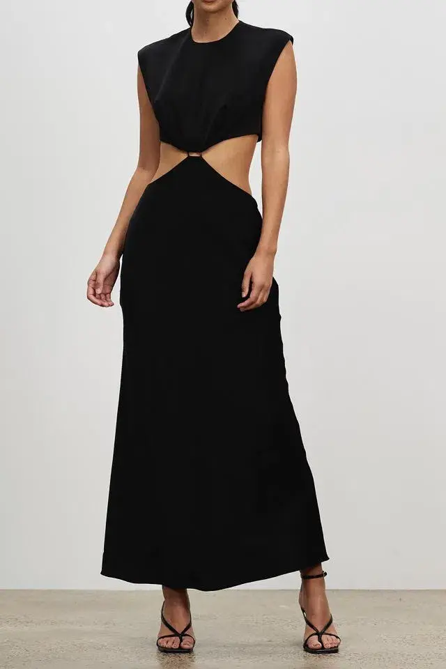 Bec & Bridge Ciao Bella Dress Black Size 10  for rent on The Volte - main image
