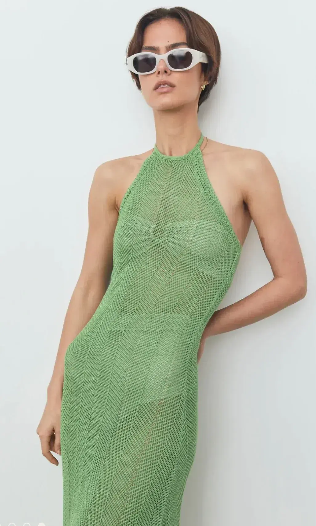 Viktoria & Woods Kryptonite Dress In Emerald Size 10 for rent on The Volte - main image