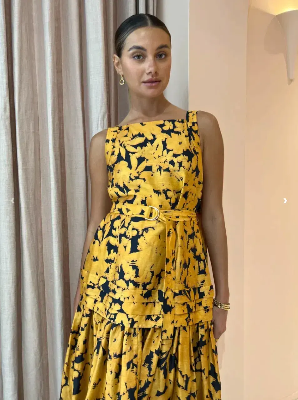 ACLER Astoria Dress in Night Garden Size 10 for rent on The Volte - main image