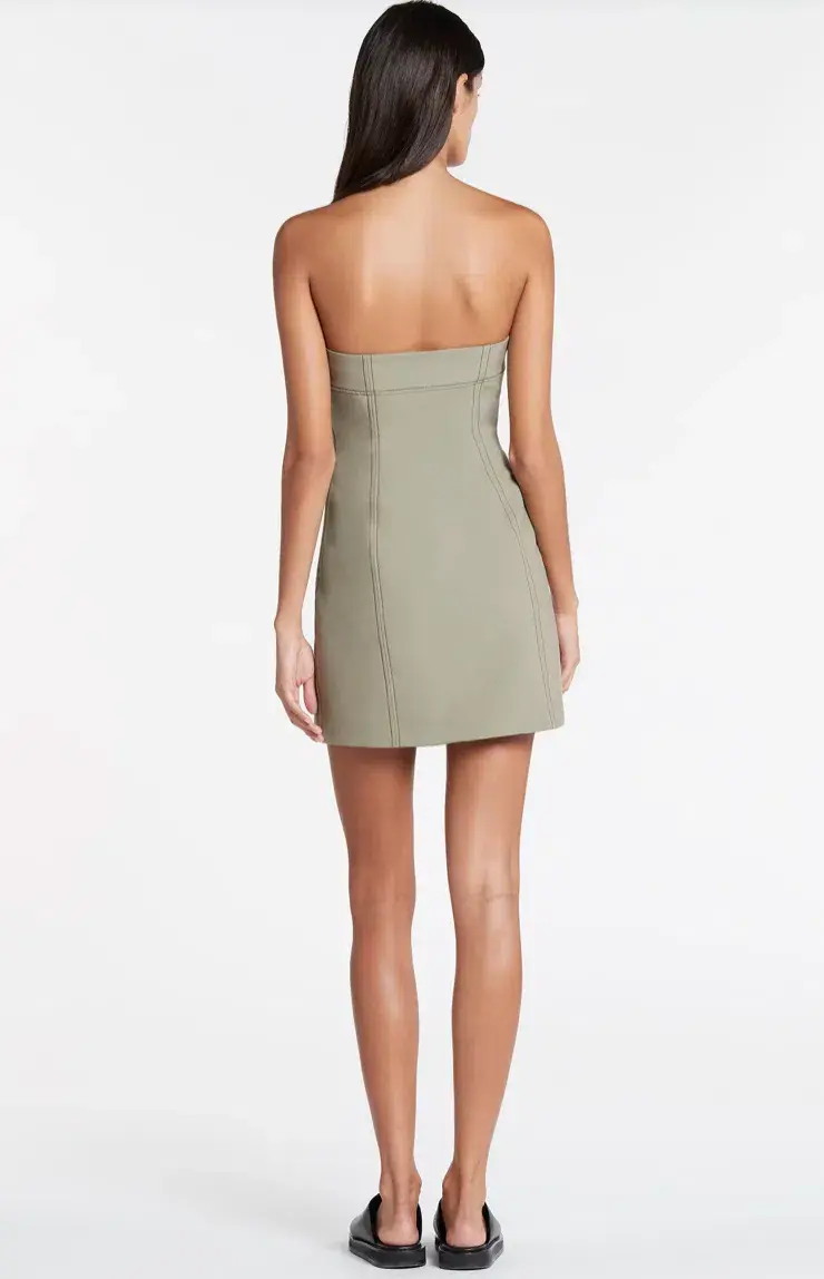 Sir the Label Adrien Structured Mini Dress Sage Green  Size 0 / Au 6  - Image 3