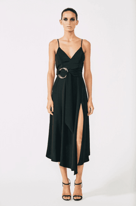 SHONA JOY Voltaire Cocktail Dress | Colour: Black - Image 1