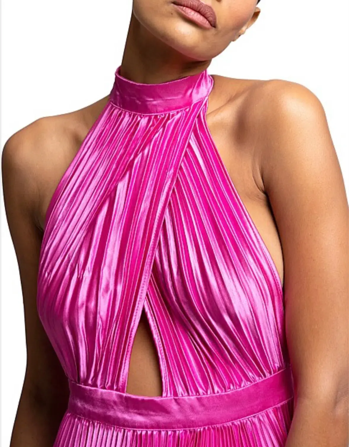 L'Idee Renaissance Mini Dress in Flamingo Size 10 / M - Image 6