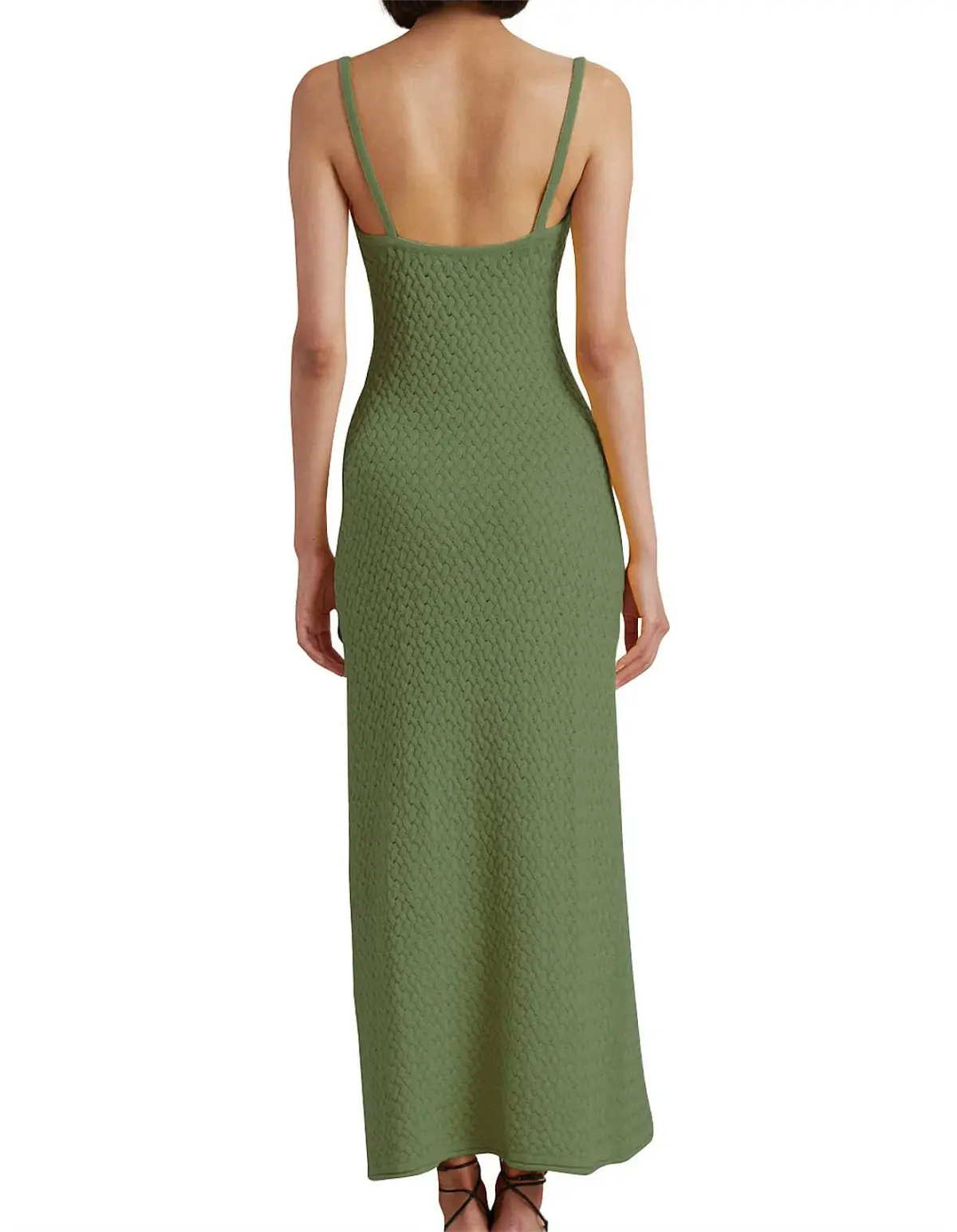 Bec & Bridge Effie Knit Key Maxi Dress Green Size L / Au 12 - Image 3