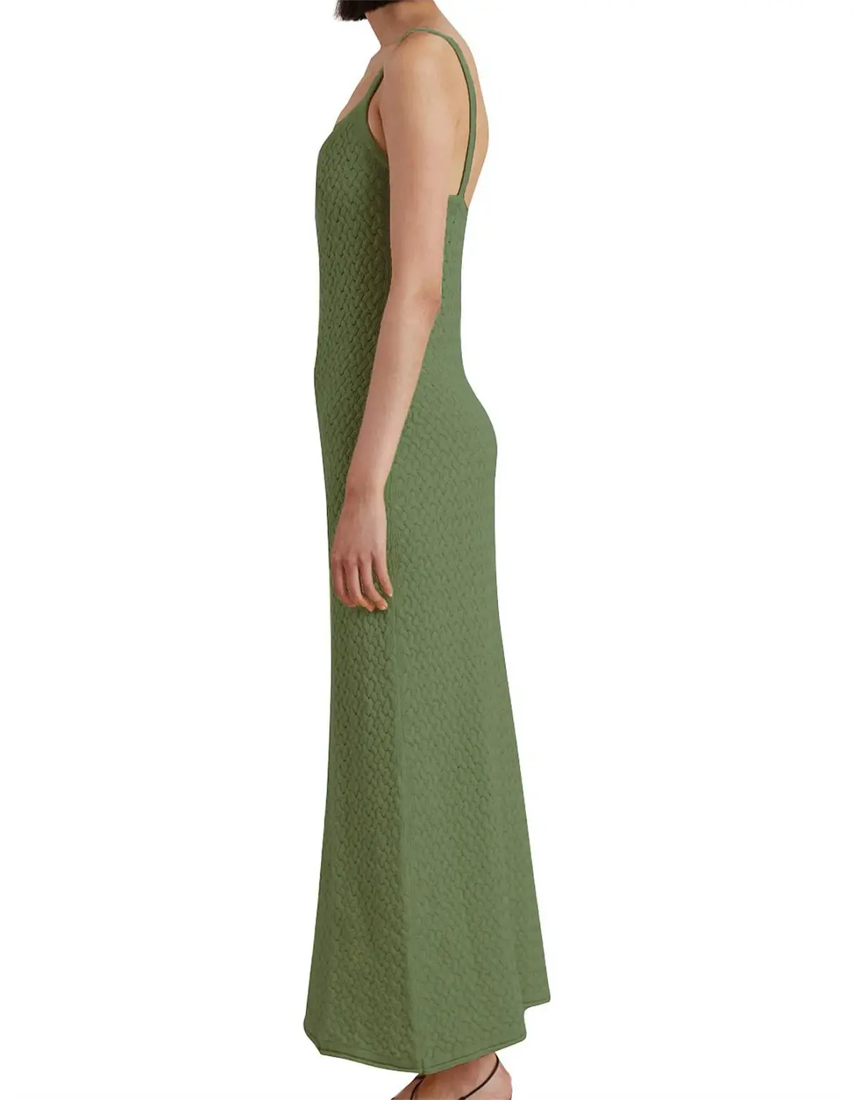 Bec & Bridge Effie Knit Key Maxi Dress Green Size L / Au 12 - Image 2