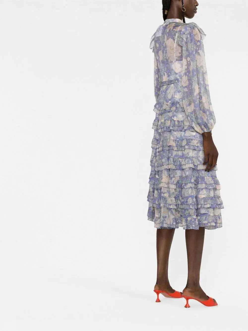 Zimmermann Scallop Cosmic Midi Blue Size 4 / AU 16 - Image 2