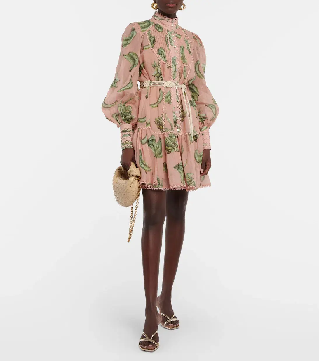 Alemais Bananarama Mini Dress Pink Size AU 10 - Image 1
