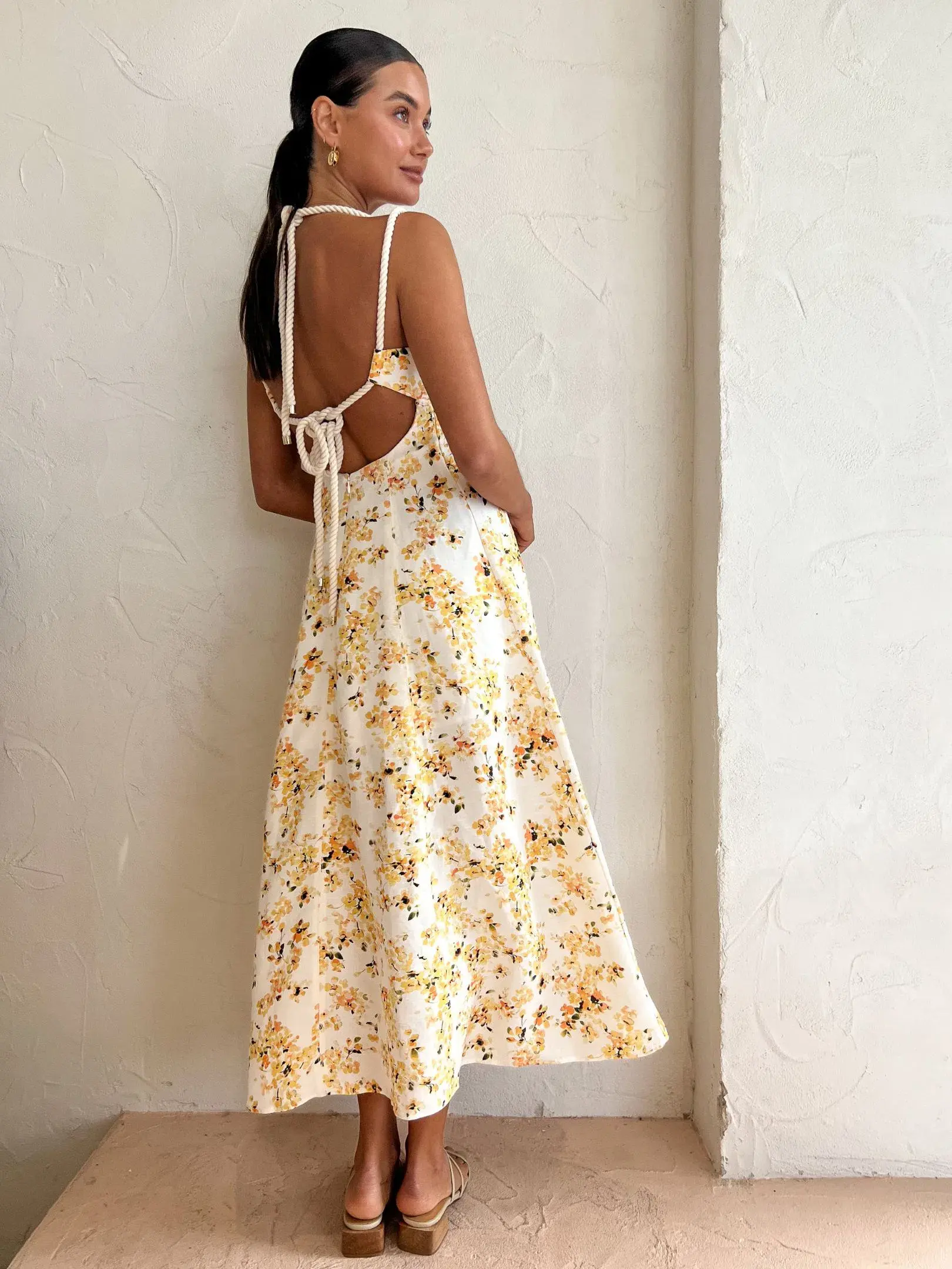 Significant Other Maia Dress Golden Blossom Floral Size 10 - Image 4