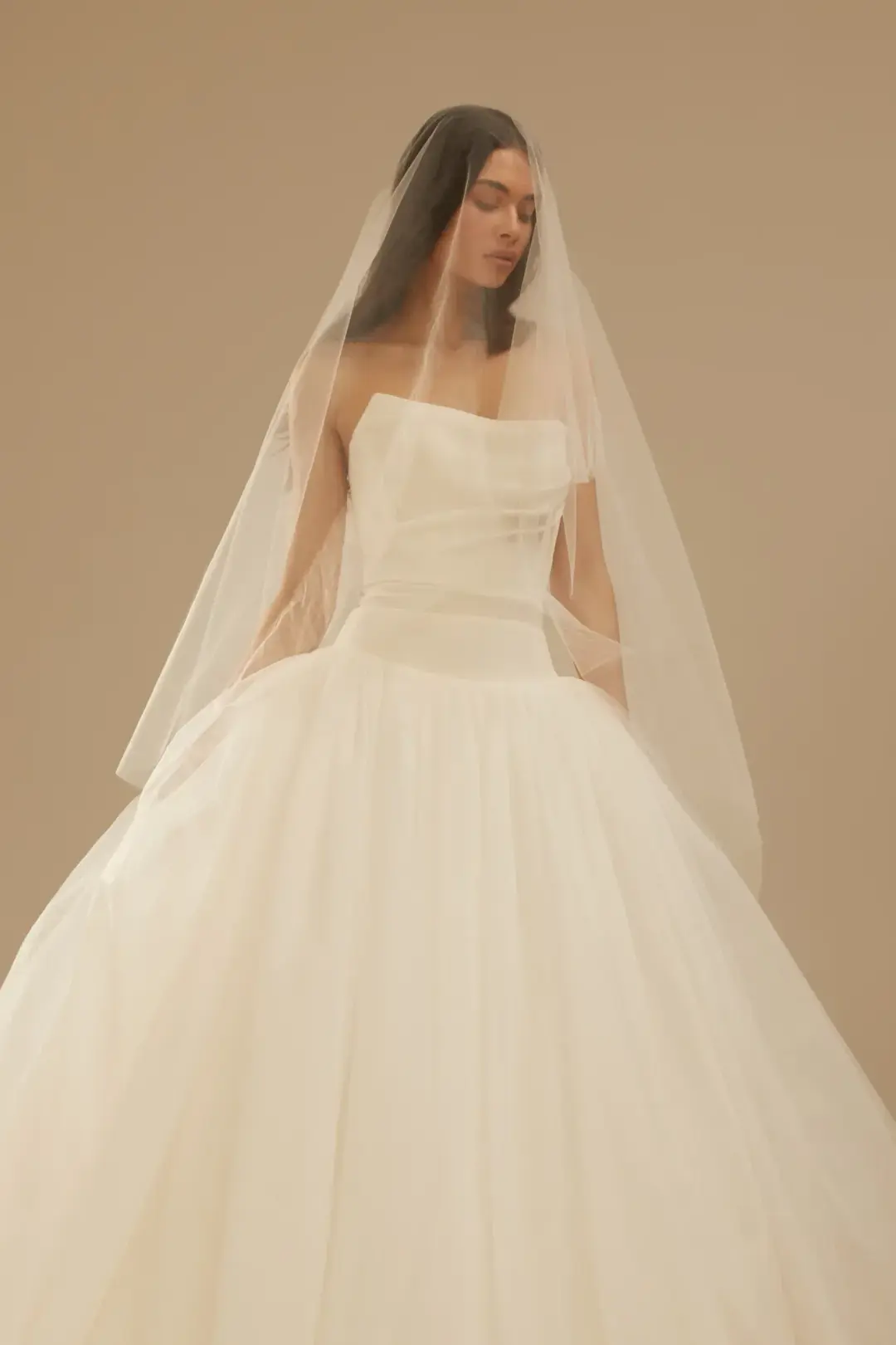 Kyha Studios Chosen Bridal Sheath Veil White  for rent on The Volte - main image