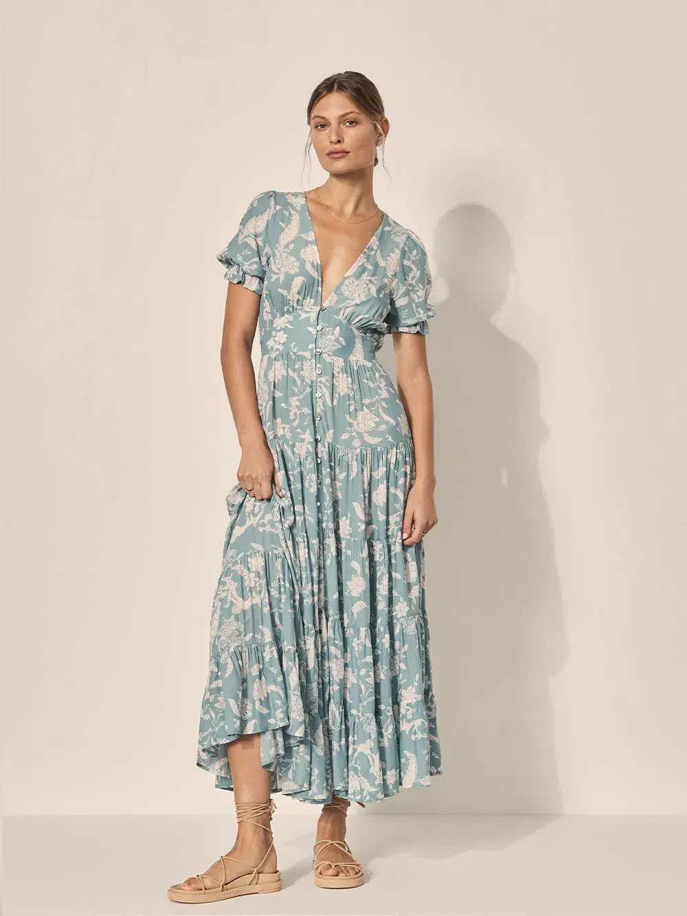 Kivari Mavi Maxi Dress Floral Size 8 - Image 1