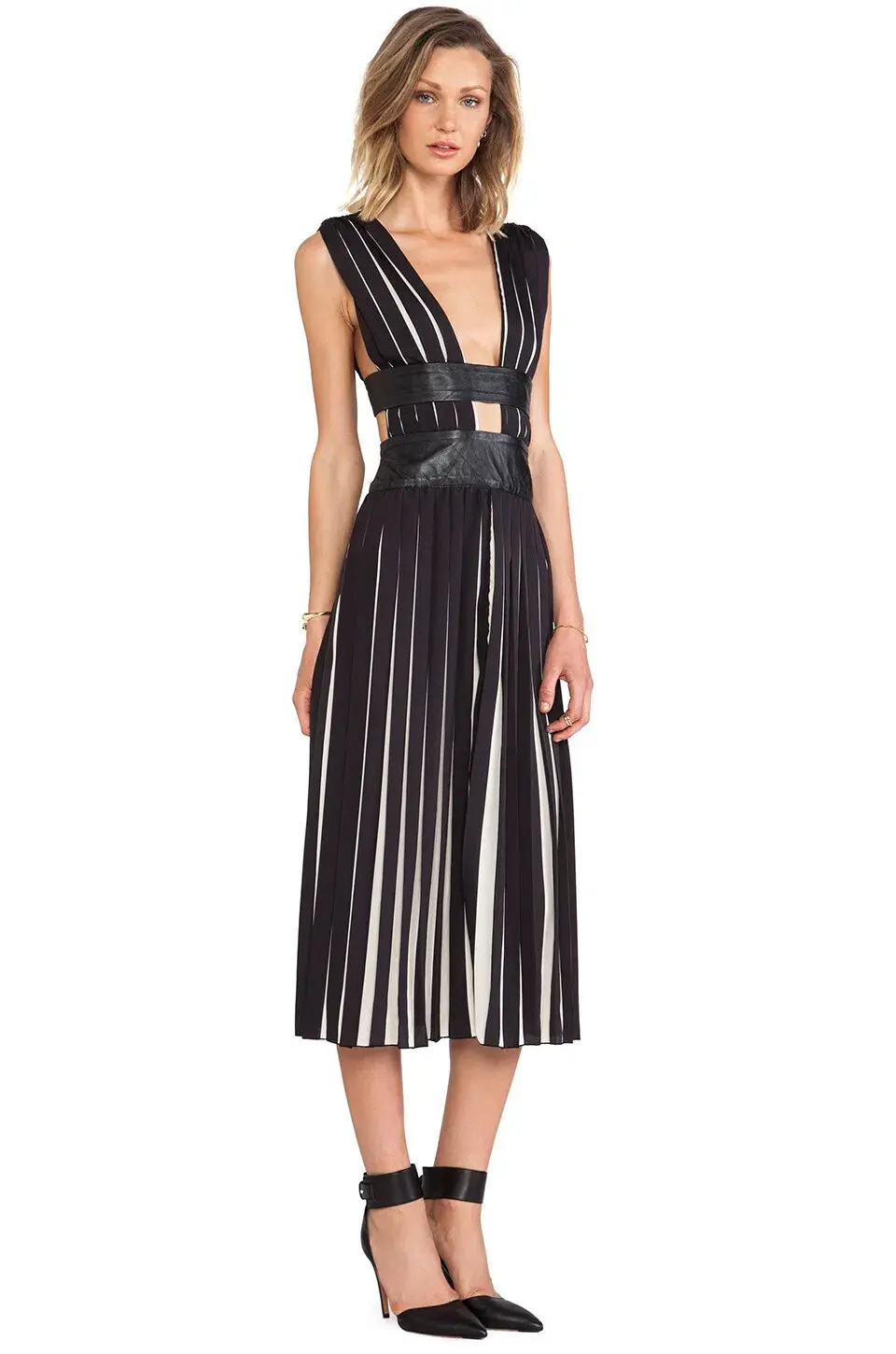 Shakuhachi Pleats Please Dress Black Size 6 - Image 2
