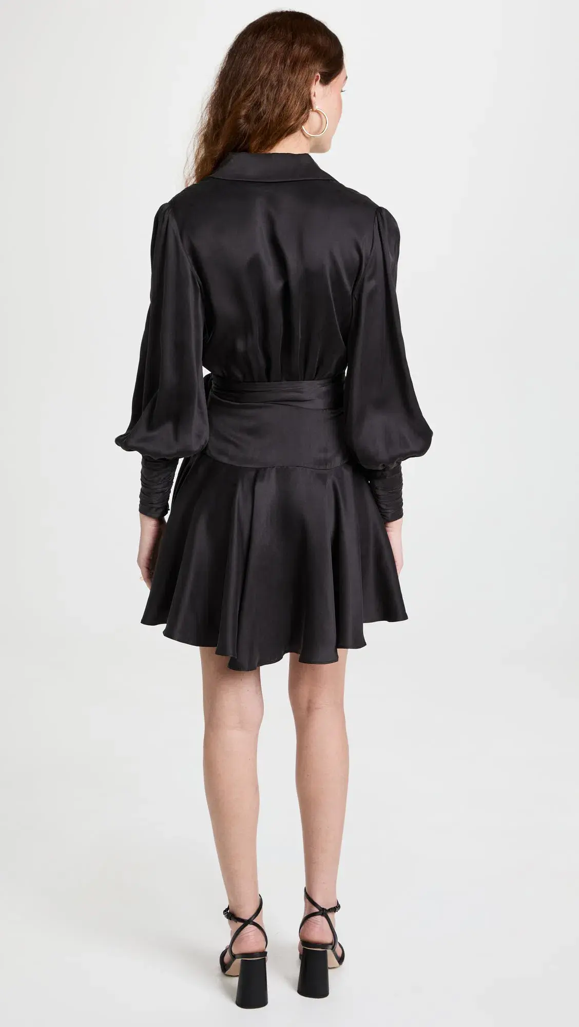 Zimmerman Silk Wrap Dress Black Size 0/Au 8 - Image 3