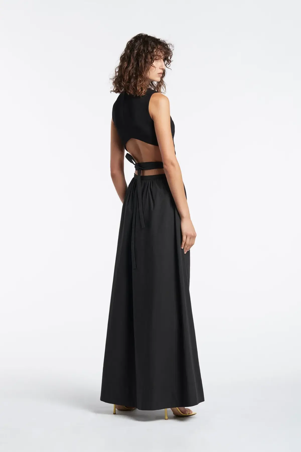 Sir the Label Signe Deconstructed Gown Black Size 6 - Image 2