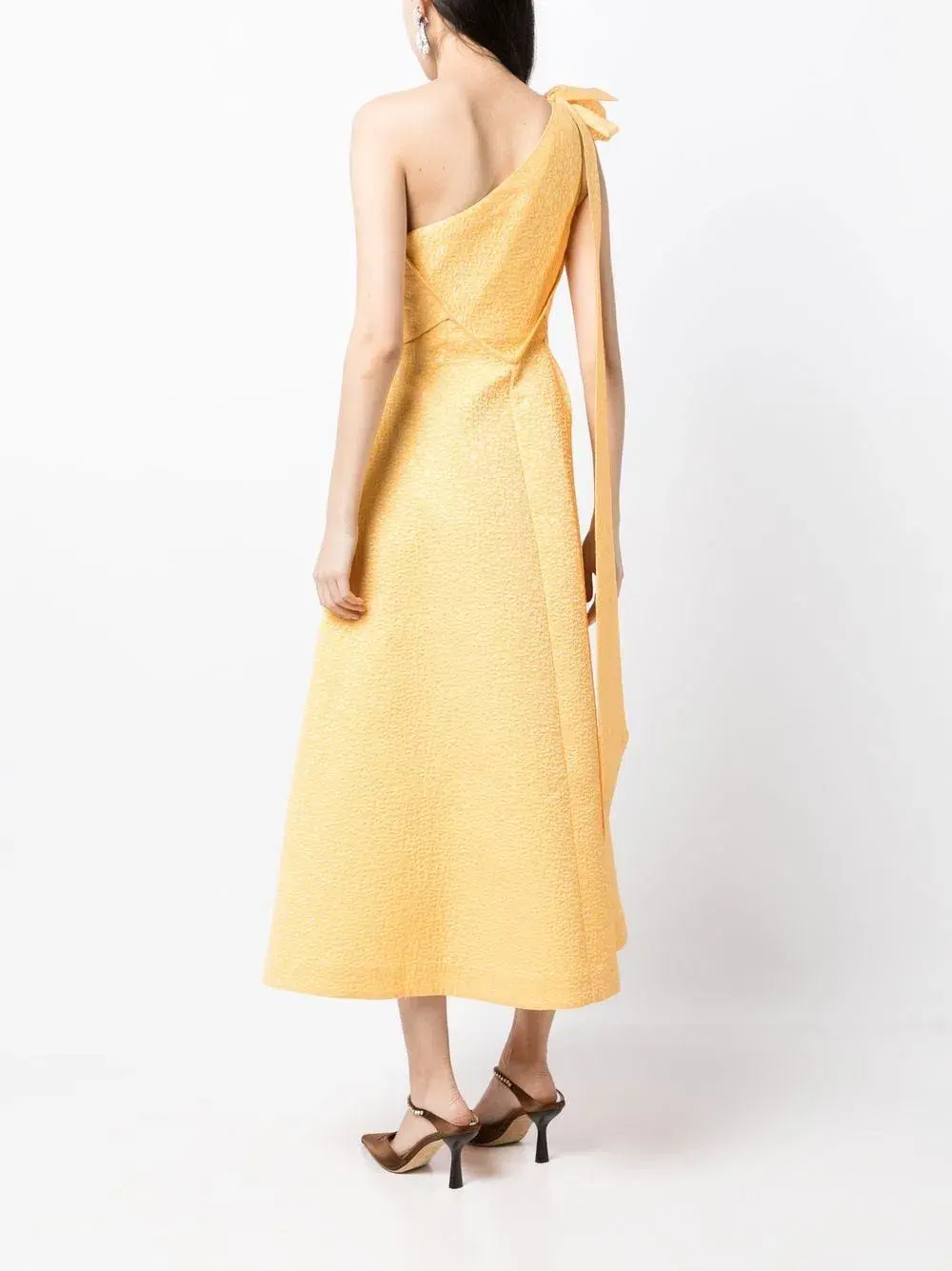 Rachel Gilbert Emiliano Dress In Lemon Drop Yellow Size 12 - Image 2