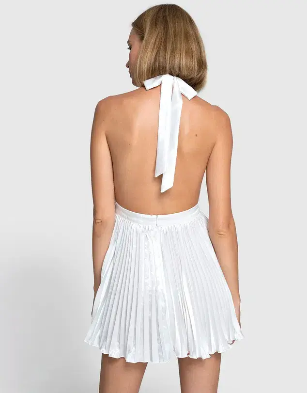 L'Idee Renaissance Mini Dress White Size 6 - Image 3