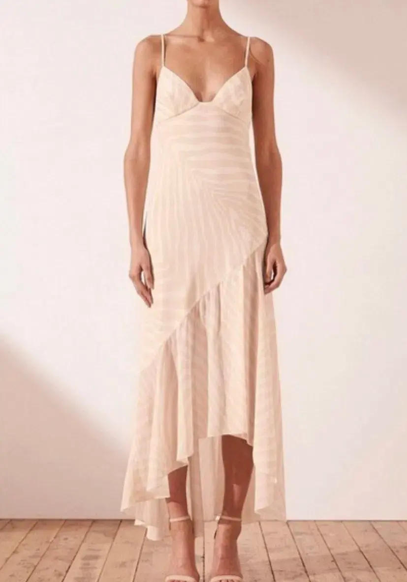 Shona Joy Fabiana Bias Cream Size AU 8 - Image 1
