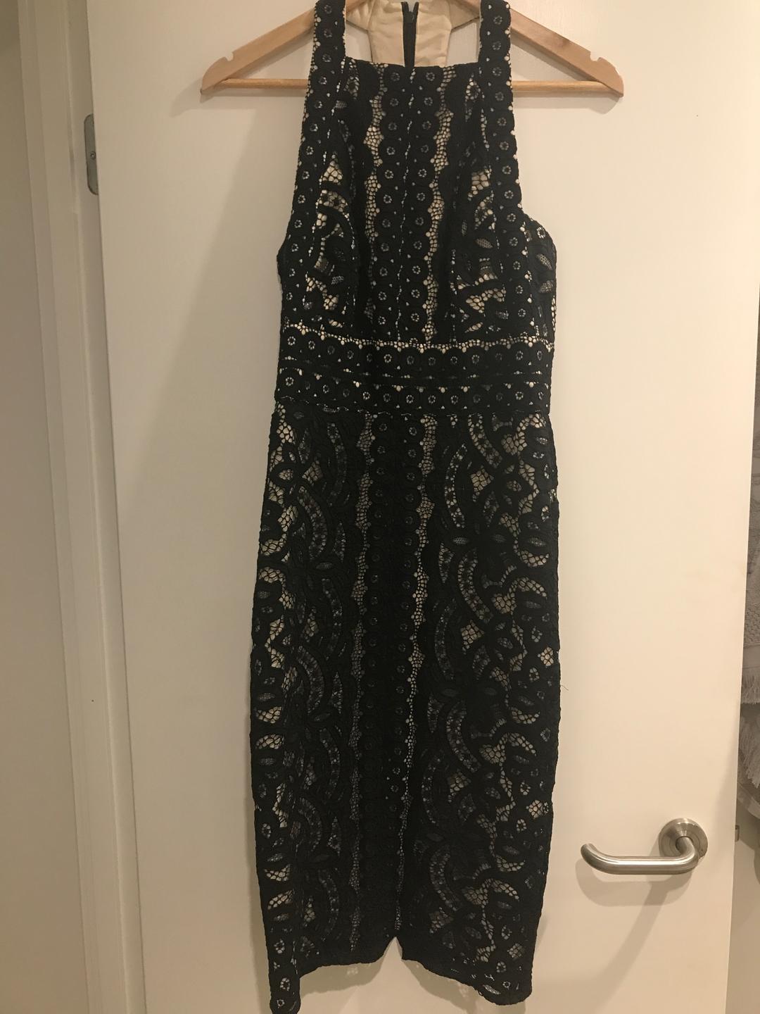 Lover the label poppy rose halter dress for rent on The Volte - main image