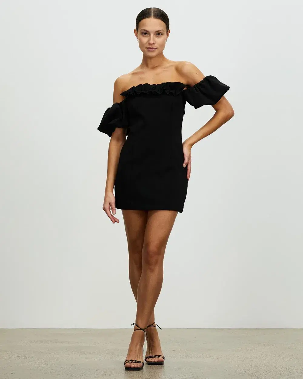 Lover Nicoletta Mini Dress Black Size AU 12  - Image 1