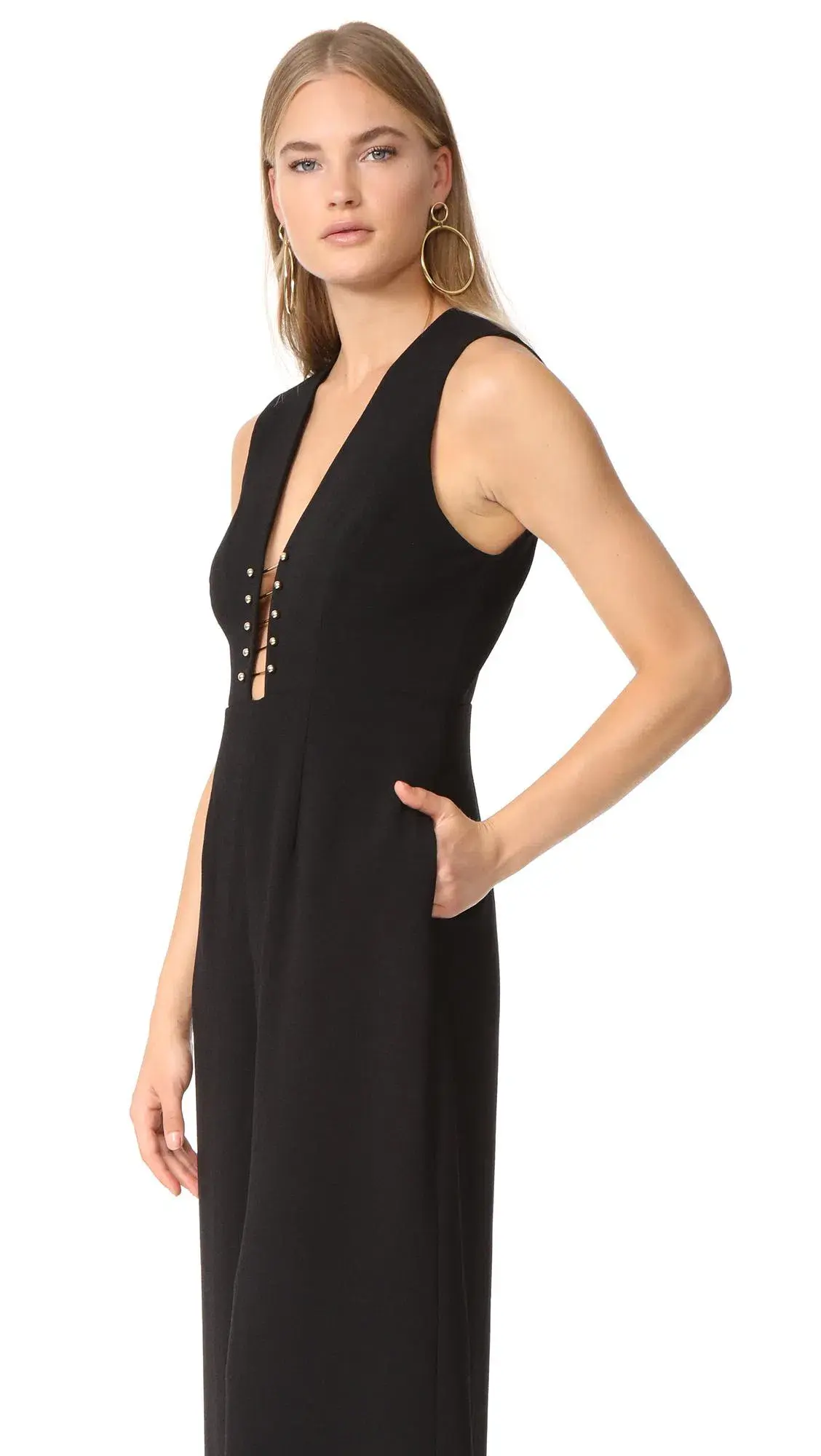 Zimmermann Baton Jumpsuit Black Size AU 6 - Image 2