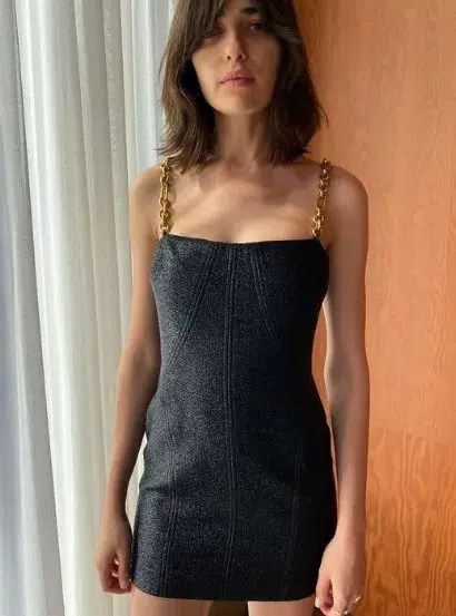Manning Cartell Neo Classic Mini Dress with Chain Black Size 8 / S - Image 8