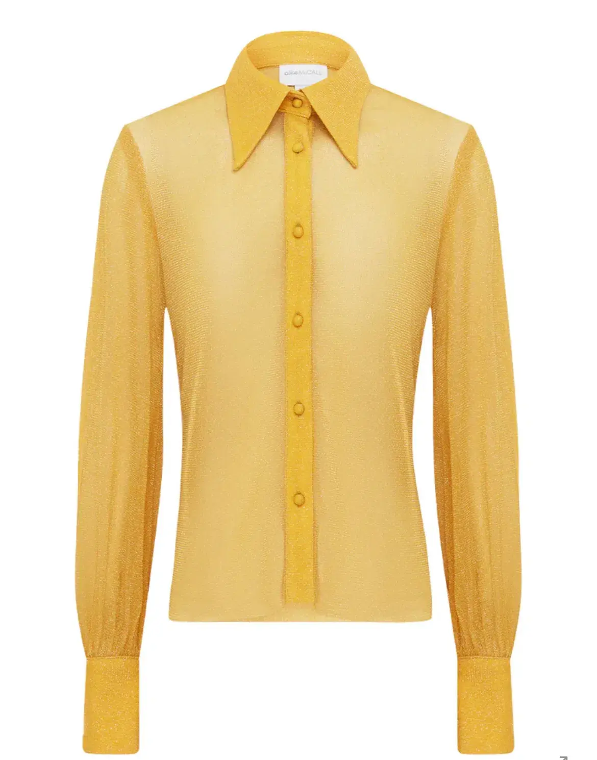 Alice McCall Elodie Top and Pants Set Yellow Size 10 - Image 4