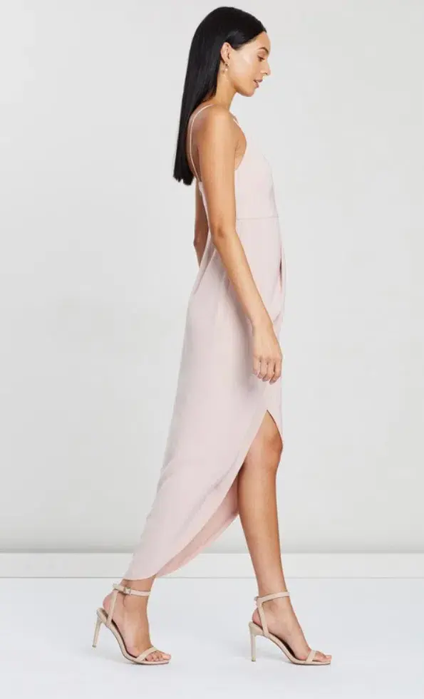 Shona Joy Core Cocktail Draped Maxi Dress in Ballet Size 8 - Image 4