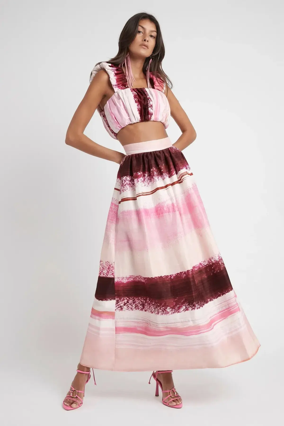 Aje Kasbah Top & Skirt Set Print Size 6 - Image 2