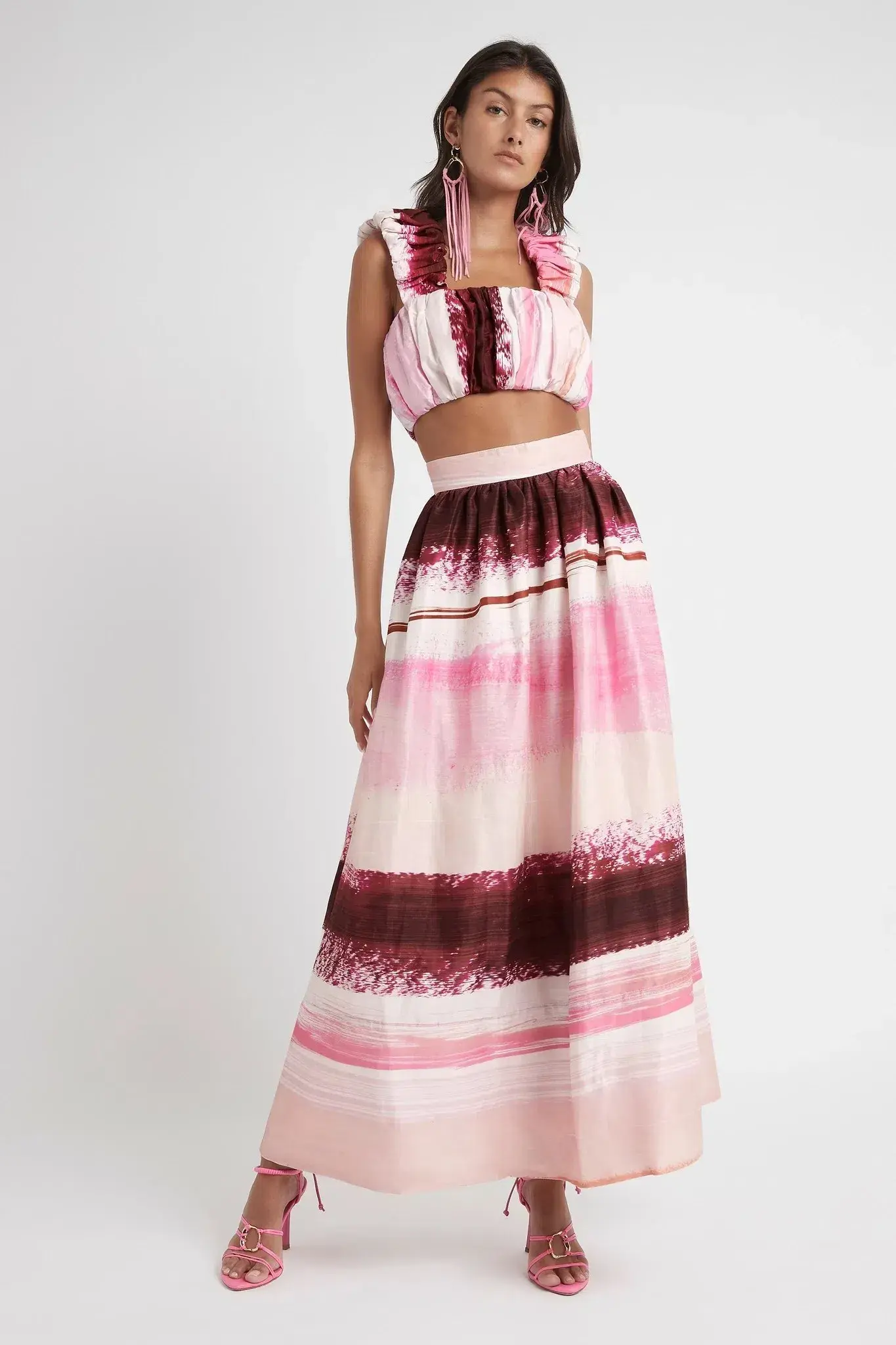 Aje Kasbah Top & Skirt Set Print Size 6 - Image 1