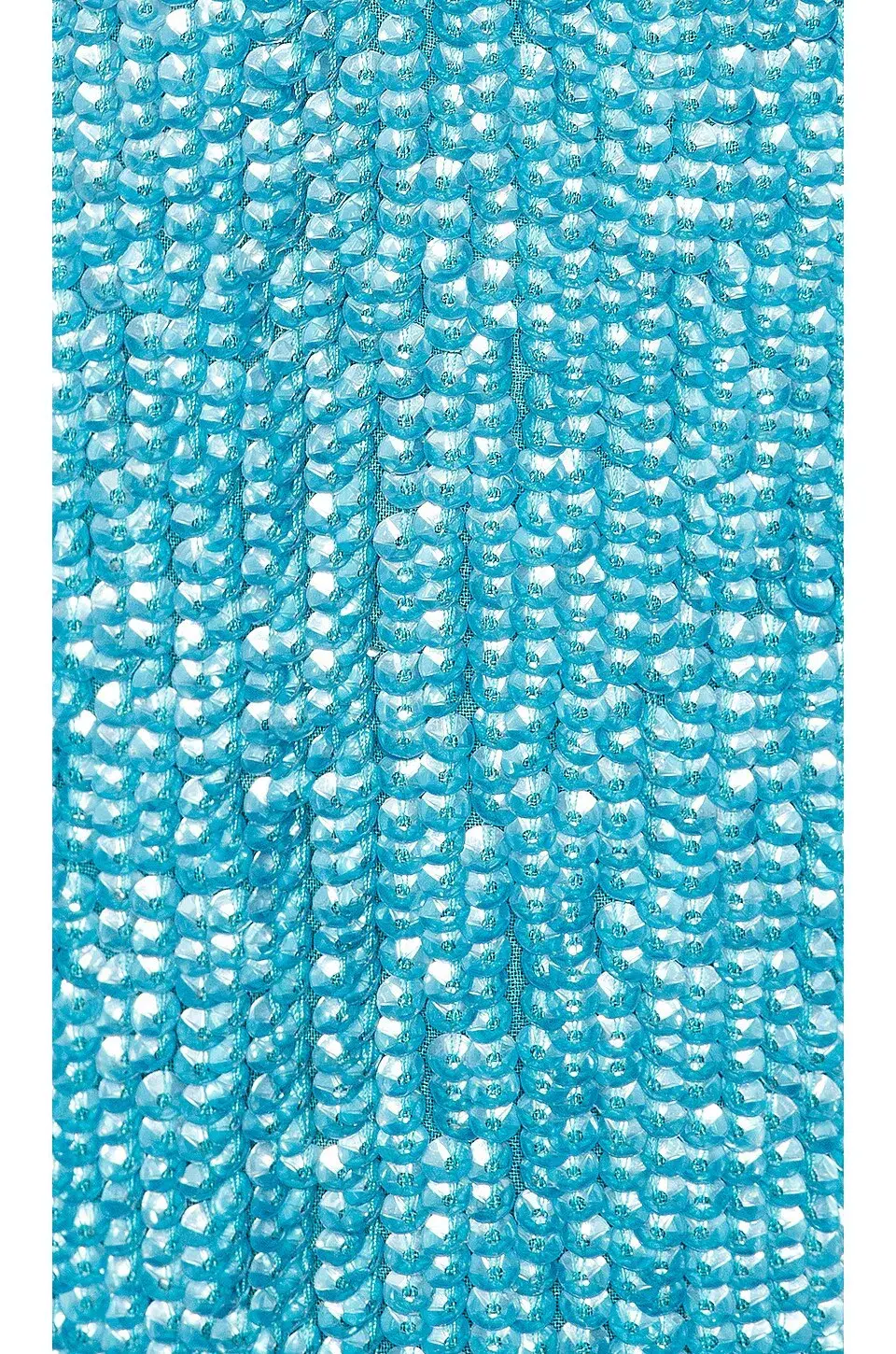 Retrofete Ella Sequin-embellished One-shoulder Mini Dress Blue Size S / AU 6 for rent on The Volte - main image