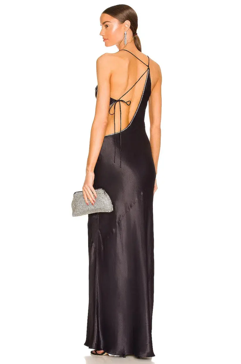 LPA Amali Gown in Black Size 6 - Image 3