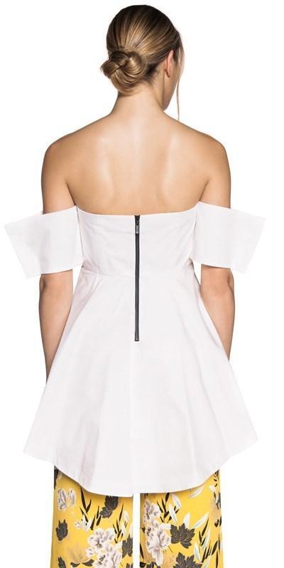 CUE White Top / Dress Size 12/M - Image 3