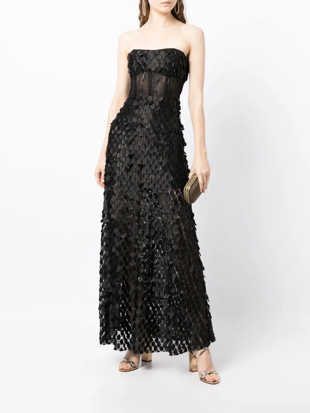 Manning Cartell Supreme Extreme Strapless Gown Black Size 8 - Image 3