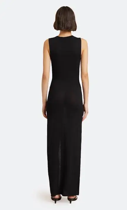 Bec & Bridge Janet Knit Maxi Dress Black Size 8  - Image 4