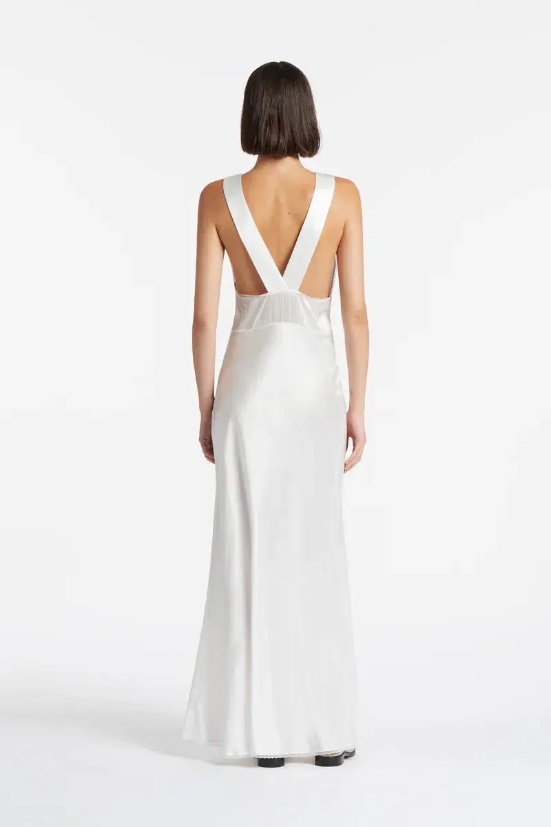 Sir the Label Aries Cut Out Gown Ivory Size 3 / AU 12 - Image 2