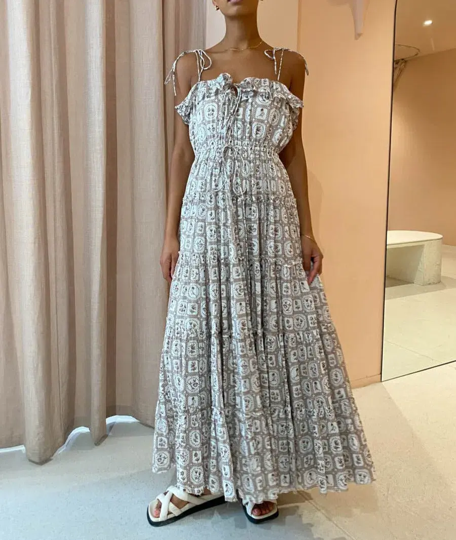 Palm Noosa With Love From Dress Print Size 12 - Image 1