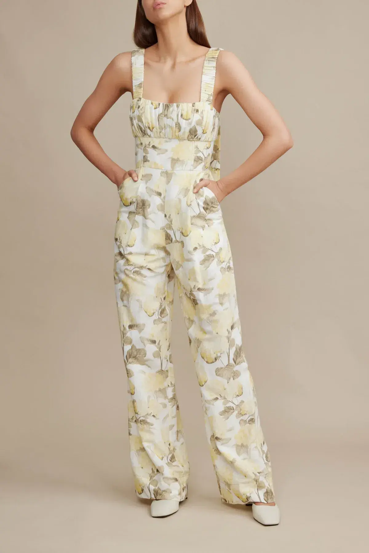 Acler Exeter Jumpsuit Floral Size 12  - Image 1