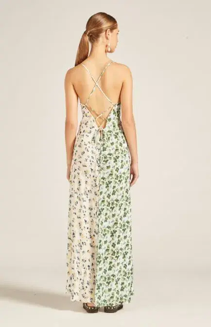 Lee Mathews Eloise Silk Slip Dress Floral Size  - Image 2