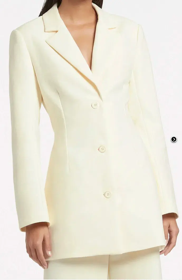 Sir the Label Marco Tailored Mini Blazer Dress Yellow Size 3 / AU 12 - Image 3