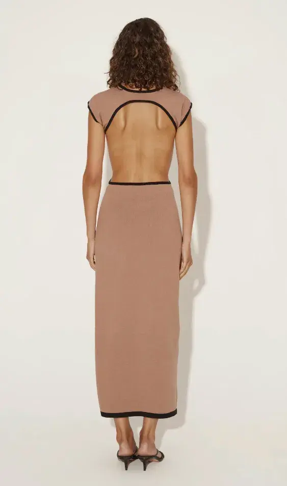 Hansen & Gretel Evelyn Dress Brown Size M / AU 10 for rent on The Volte - main image