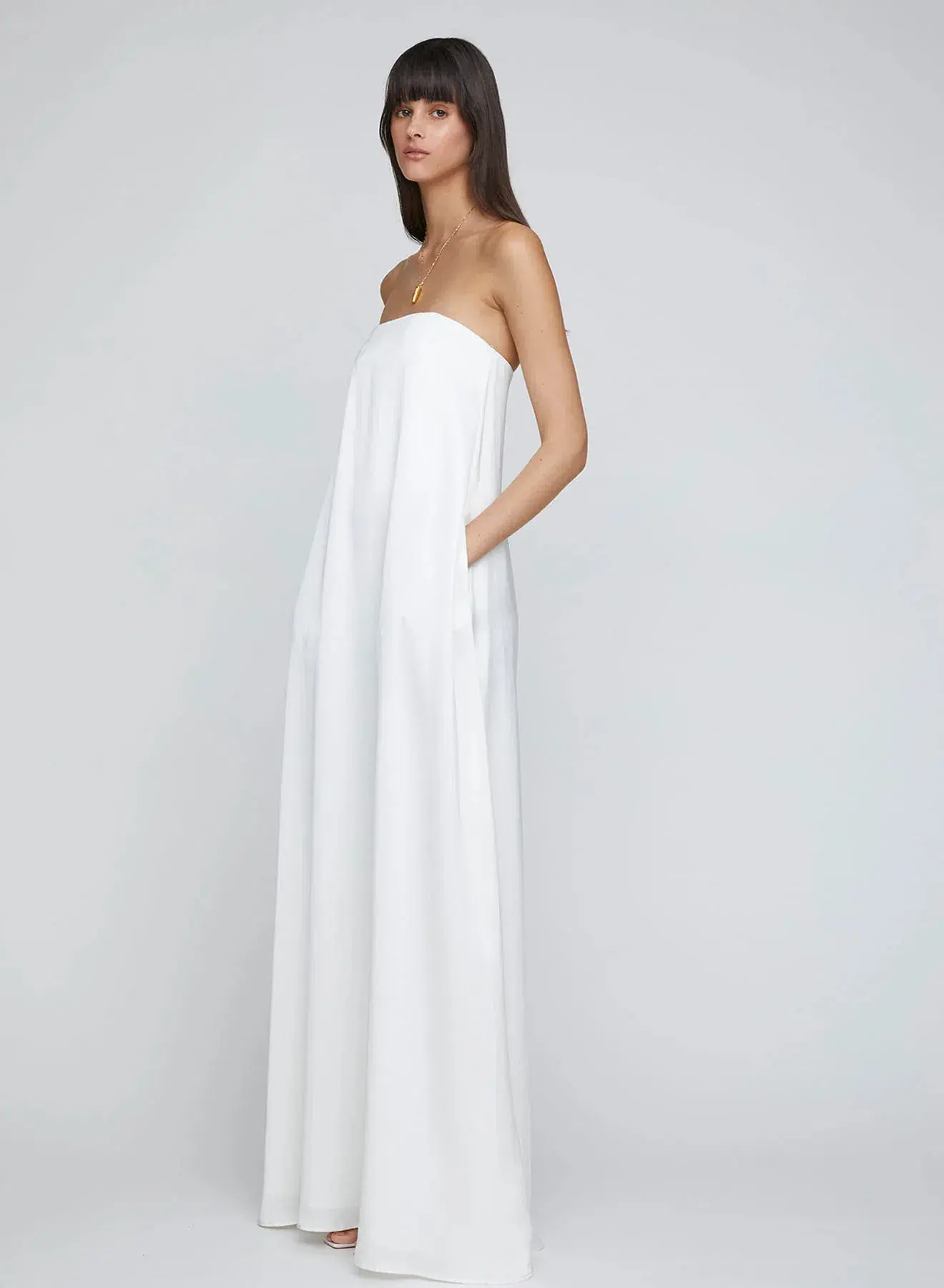 Anna Quan Delfina Gown Ivory White Size AU 10  - Image 3