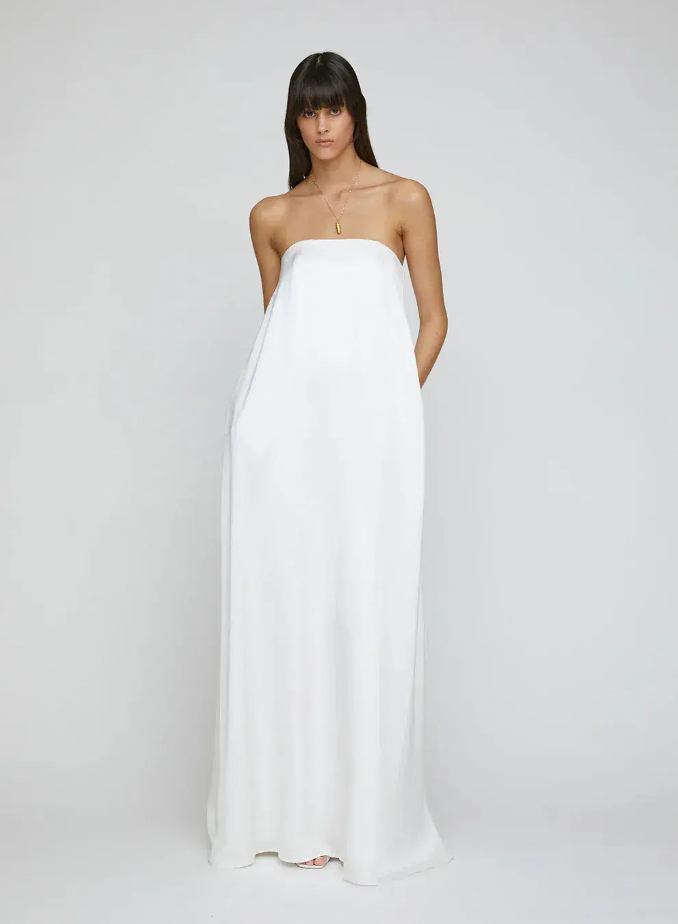 Anna Quan Delfina Gown Ivory White Size AU 10  - Image 2