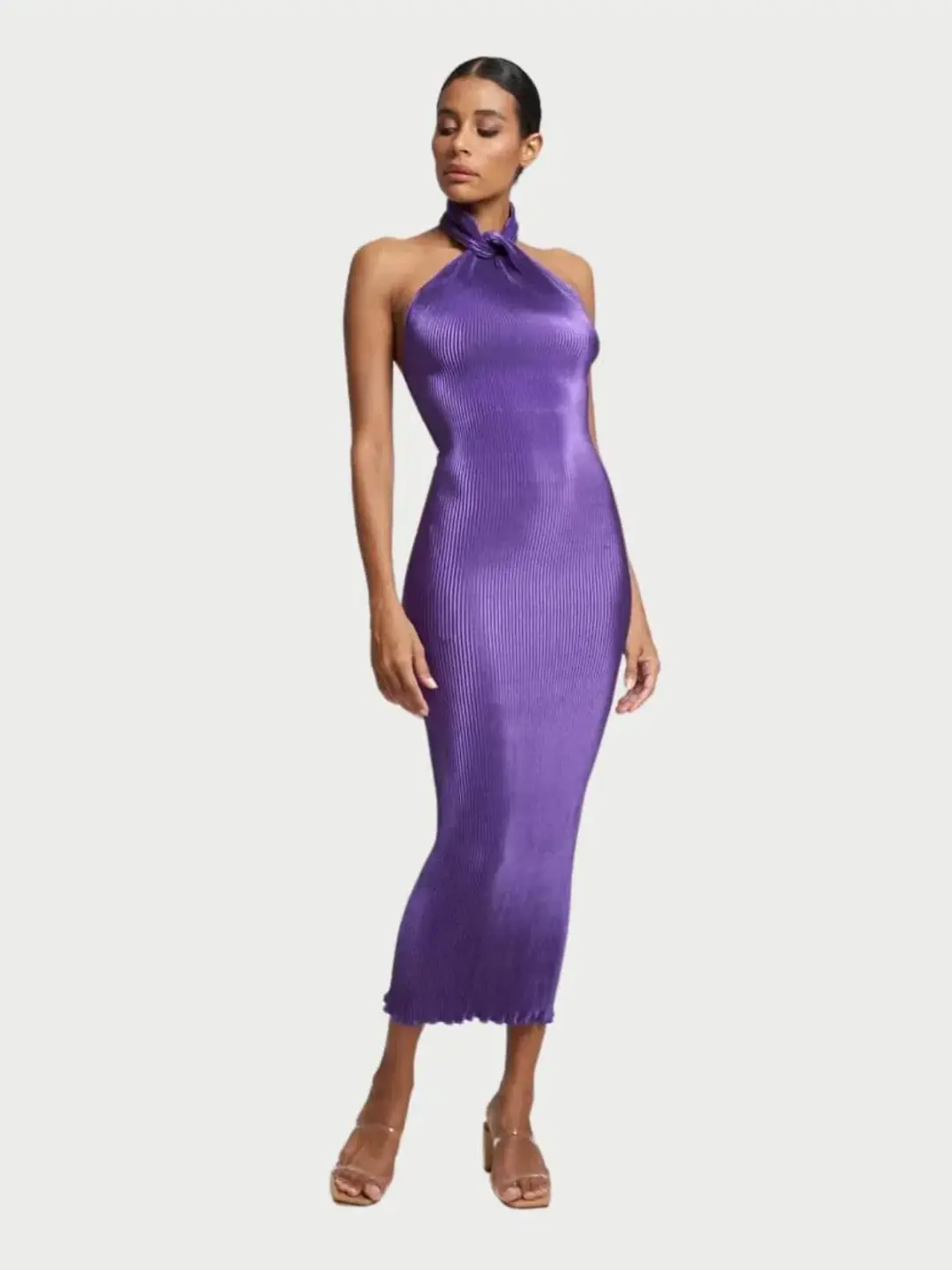 L'Idee Klum Gown Arabia Purple Size AU 8 for rent on The Volte - main image